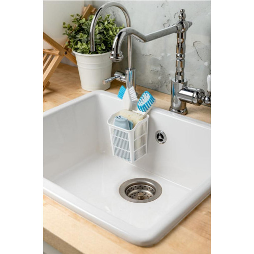 Держатель подвесной на присосках ECONOVA белый, 9,4х9,5х12 см, Helper 433227416