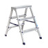 Стремянка АЛЮМЕТ двухсторонняя (AD7203) алюминий 3 ступ