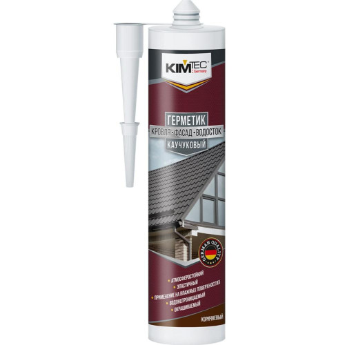 Герметик каучуковый KIM TEC коричневый 280мл (113677)