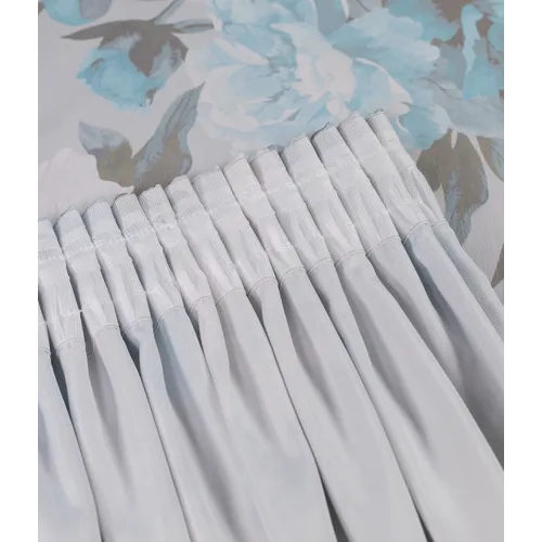 Портьера Ле-Гранд Букет адверта 150*260 голубой