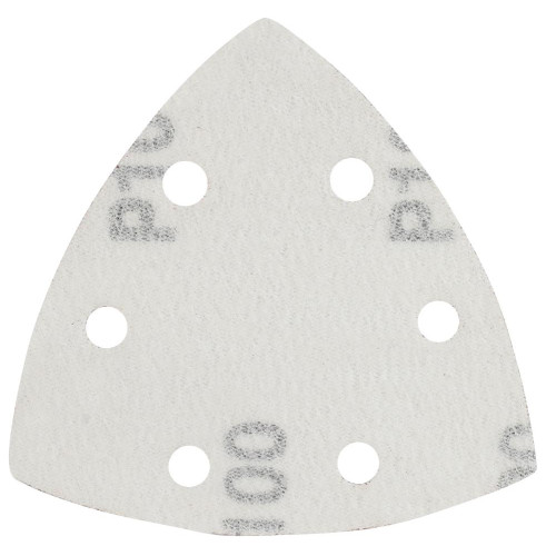 Шлифлист для дельтамашин PATRIOT 80х80х80мм, Р100, на липучке, 6 отверстий, 5 шт