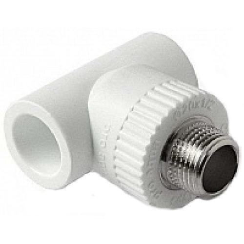 Тройник п/п комбинир. KALDE нар. резьба ф 20х3/4