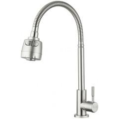 Смеситель для кухни FRAP F41899-7 нерж., моно