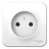 Розетка О/У 2P BLANCA 16А 250В белая SchE BLNRA000101