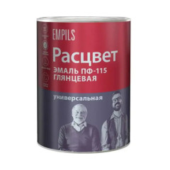 Эмаль ПФ-115 РАСЦВЕТ шоколадная 0,9 кг