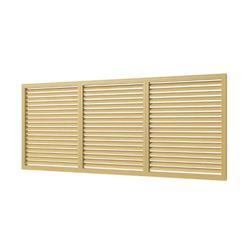 Радиаторная вентиляционная решетка из ПВХ П60150Р беж.