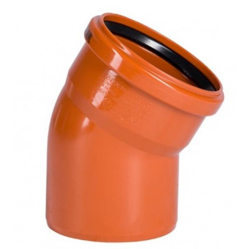 Отвод кан. наружний РЫЖИЙ РТП ф 110х30°