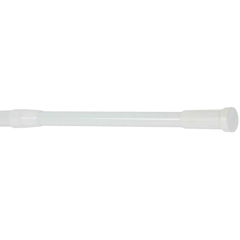 Карниз для ванной HAIBA, белый, телескопич.140-260 см