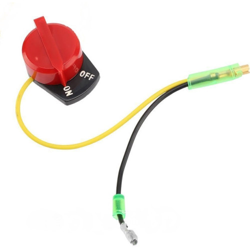 Кнопка вкл/выкл двигателя МБ 168F (2 провода) (1291)