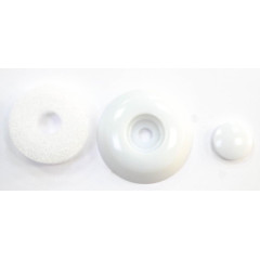 Поликарбонат сот. Термошайба  универсальная, молочный