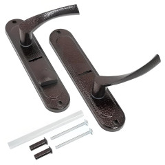 Ручки на планке Эльбор фалевые 4.629.3 медный антик (03533)