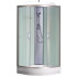 Душевая кабина LORANTO 90х90х215см низ. поддон, матовое переднее/заднее стекло, CS-6691 F