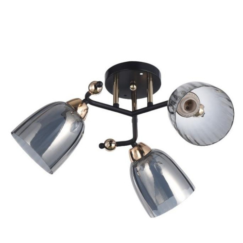 Светильник ЭкономСвет 12229/3BK+FGD GR