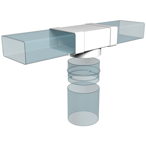 Тройник с выходом на фитинг 511ТФ10П