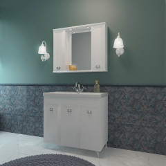 Шкаф с зеркалом EVA GOLD 90 