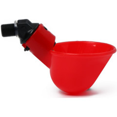 Поилка чашечная для домашней птицы, под трубку 10 мм, Greengo (4496981)