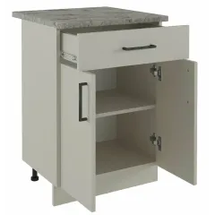 Стол рабочий EVA GOLD с 1 ящиком 60 кашемир