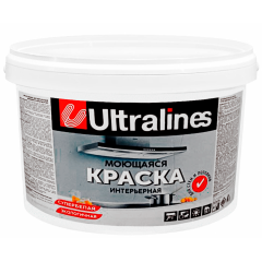 Краска в/д ULTRA LINES Интерьерная моющаяся  для Стен и Потолков 13кг