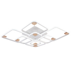 Светильник Люмис DK06344C/8 PR WT+WOOD 280W LED 3000-6000К d1170 белый/дерево