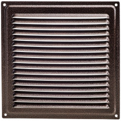 Решетка металлическая с сеткой 150*150ВР медь