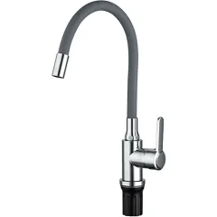 Смеситель для кухни FRUD R42052-31 нерж. сталь, серый