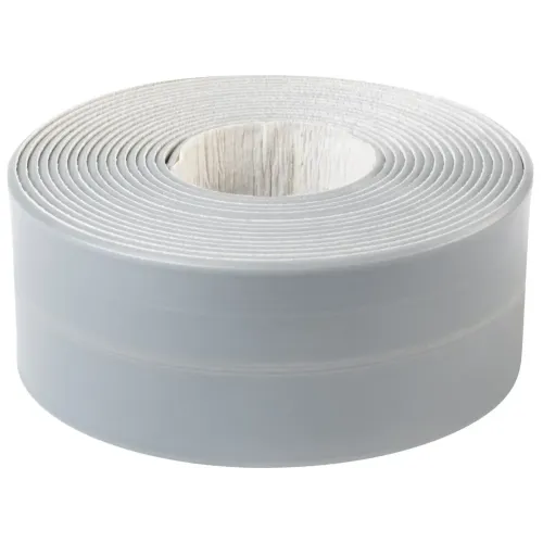 Бордюрная лента для ванной АККУРАТ серая 38 мм, 3.35 м