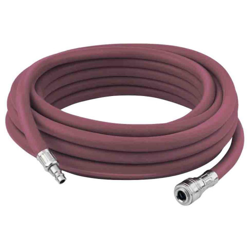 Шланг для компрессора STELS (57021) 10м резиновый, 10x16мм, 24 бар, армированный, быстросъем