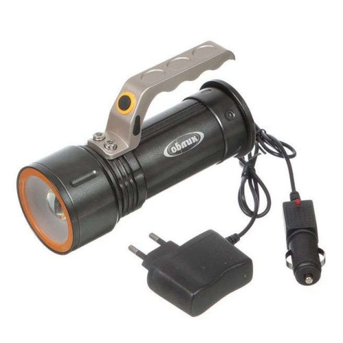 Фонарь-прожектор ОБЛИК 8221 (Led T6*1/10w) акк. 2хLi-oin 3,7V, з/у (618503)