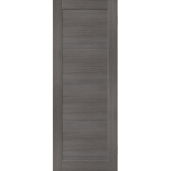 Дверное полотно Браво-21 ДК 70 Grey Melinga, покрытие Эко Шпон (BRAVO)(153-1425)