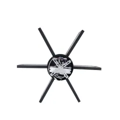 Светильник ESTARES MALDI 120W(1200Lm) 2000K-4000K-6000K d650 ПДУ, черный/белый