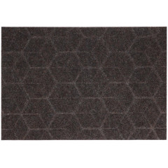 Коврик придверный 400*600мм SHAHINTEX ПРАКТИК влаговпитывающий Соты, мокко (466-395)