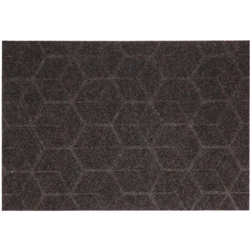 Коврик придверный 400*600мм SHAHINTEX ПРАКТИК влаговпитывающий Соты, мокко (466-395)