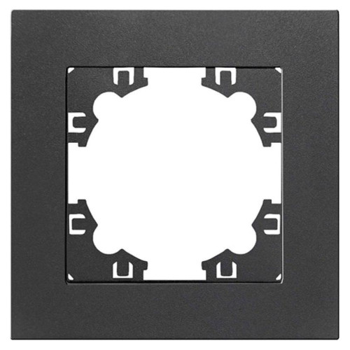 Рамка 1-пост Universal Афина графит A0053-Gr