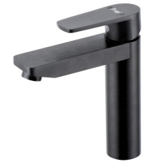 Смеситель для умывальника FRAP F10201-6 чёрный