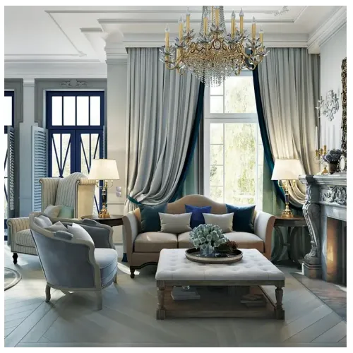 Светорегулятор поворотный 500W Катрин серебро GLS10-7106-03