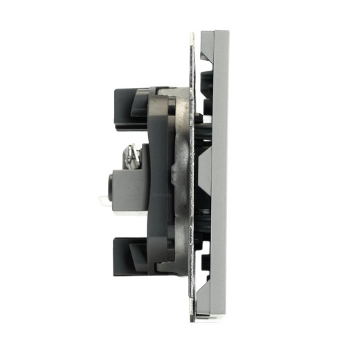 Розетка PC+TV ЭМИЛИ платиново-серый RST00-5106-10