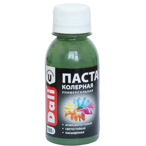 Паста колерная DALI универсальная ОЛИВКОВЫЙ 0,1кг