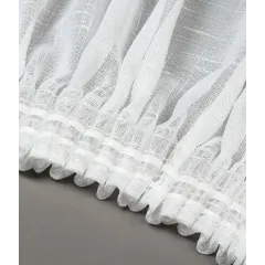 Тюль Ле-Гранд Лен 300*260 с утяжелителем белый