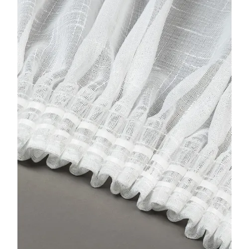 Тюль Ле-Гранд Лен 300*260 с утяжелителем белый