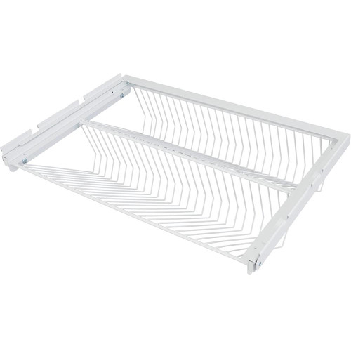 Обувница выдвижная двухъярусная 603 GS белая