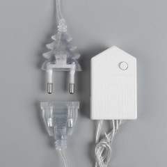 Гирлянда Занавес 2х1,5м LED-360-220V свечение теплое белое, 8 режимов (3584224)