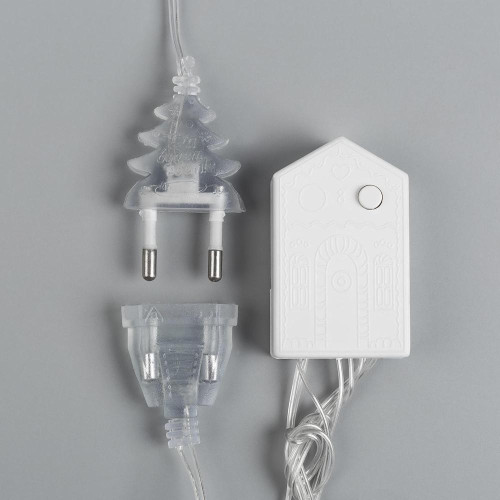 Гирлянда Занавес 2х1,5м LED-360-220V свечение теплое белое, 8 режимов (3584224)