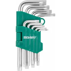 Набор ключей шестигранных ВОЛАТ TORX T10-T50 9шт коротких (11025-09)