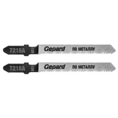 Пилки для лобзика GEPARD T218А 2шт (GP0612-03)