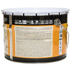 Грунт-эмаль DALI по ржавчине 3 в 1 гладкая RAL 7024 серый графит 10л