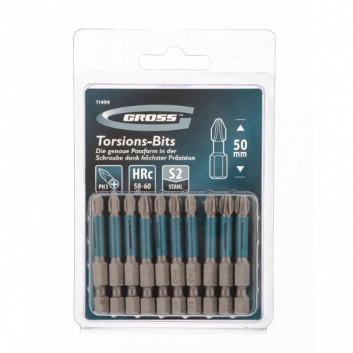 Бита PH3х50мм GROSS торсионная (11494)
