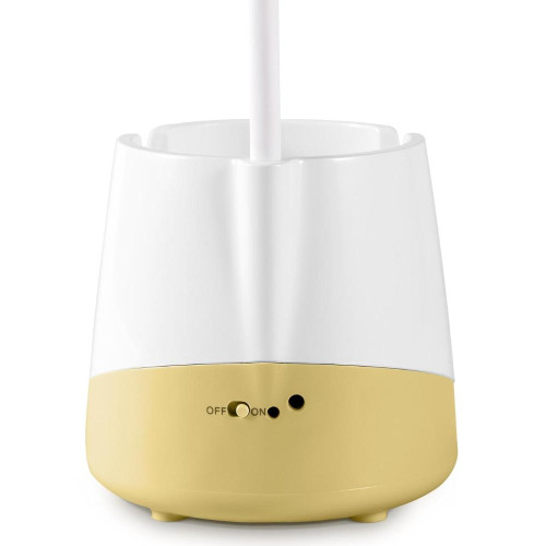 Лампа настольная DE564 желтый/белый