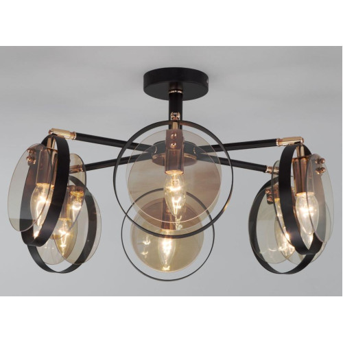 Светильник EUROSVET 70121/6 черный