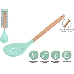 Шумовка PERFECTO LINEA EcoVillage бирюзовая (21-338512)