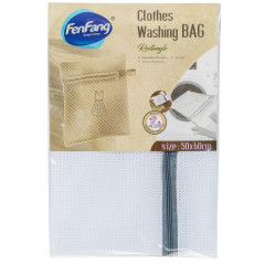 Мешок для стирки 60х50 см, с молнией, сетка (T2020-2541)